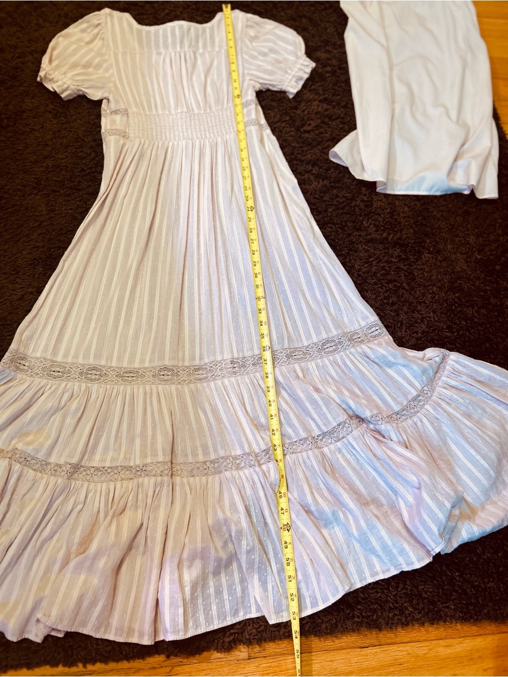 Gorgeous Washed But Not Worn American Eagle   Light Pink Dress with Slip - Picture 9 of 12